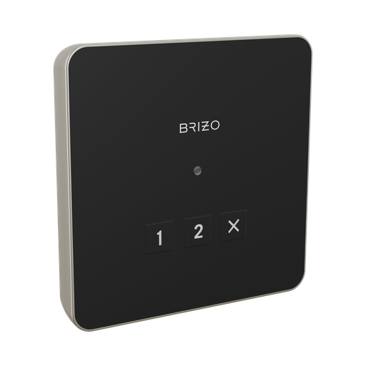 [BRI-8CN-220L-NK-L] Brizo 8CN-220L-NK-L Mystix Square Exterior Steam Control Lumicoat Luxe Nickel