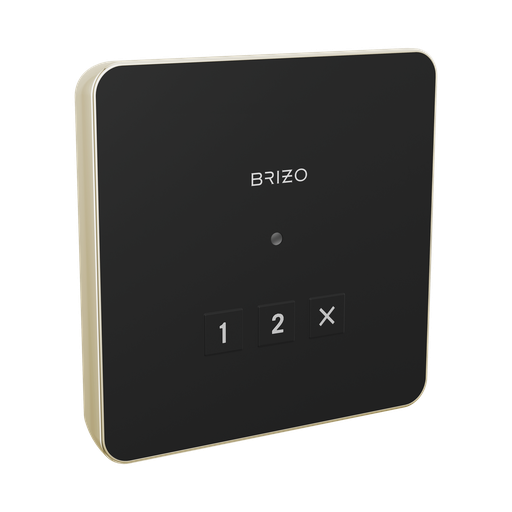 [BRI-8CN-220L-PN-L] Brizo 8CN-220L-PN-L Mystix Square Exterior Steam Control Lumicoat Polished Nickel