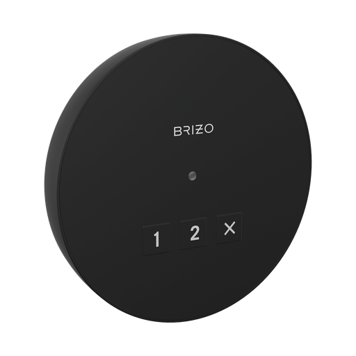 [BRI-8CN-220R-BL] Brizo 8CN-220R-BL Mystix Round Exterior Steam Control Matte Black