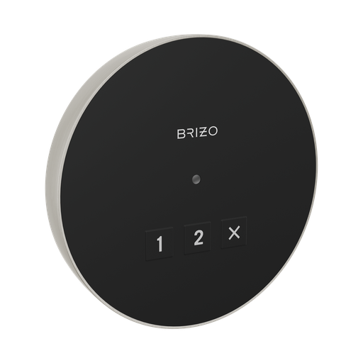 [BRI-8CN-220R-BN-L] Brizo 8CN-220R-BN-L Mystix Round Exterior Steam Control Lumicoat Brushed Nickel