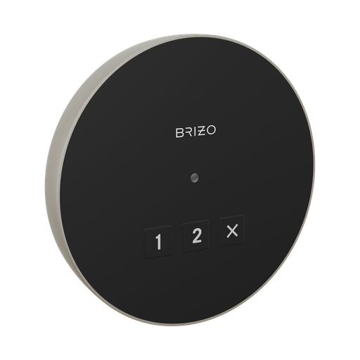 [BRI-8CN-220R-NK-L] Brizo 8CN-220R-NK-L Mystix Round Exterior Steam Control Lumicoat Luxe Nickel