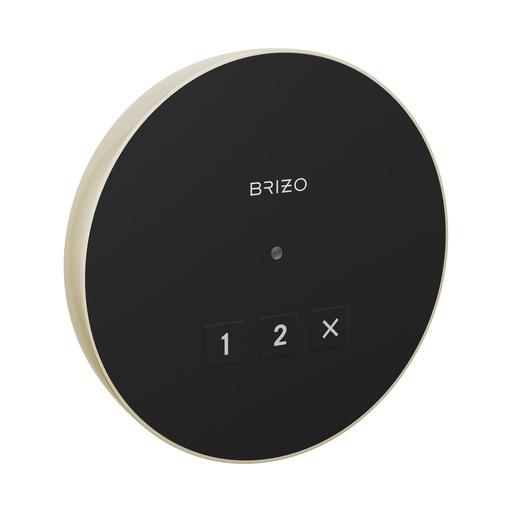 [BRI-8CN-220R-PN-L] Brizo 8CN-220R-PN-L Mystix Round Exterior Steam Control Lumicoat Polished Nickel
