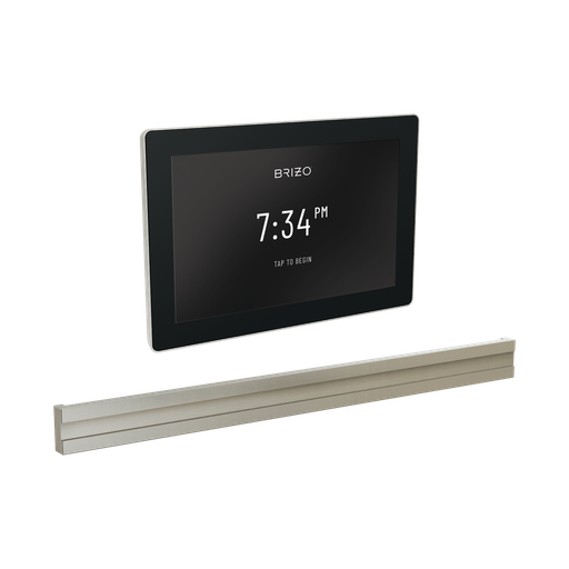 [BRI-8CB-600S-BN-L] Brizo 8CB-600S-BN-L Mystix Square Steam Control And Bilateral Head Lumicoat Brushed Nickel
