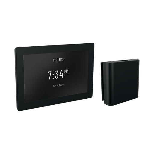 [BRI-8CH-600S-BL] Brizo 8CH-600S-BL Mystix Square Steam Control And Head Matte Black