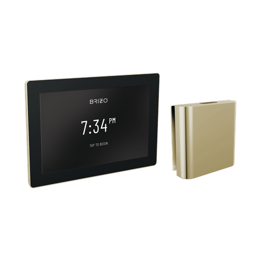 [BRI-8CH-600S-PN-L] Brizo 8CH-600S-PN-L Mystix Square Steam Control And Head Lumicoat Polished Nickel