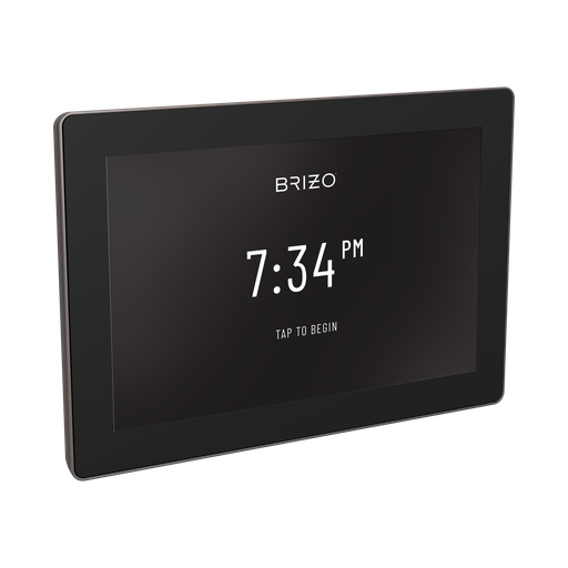 [BRI-8CN-600S-BNX-L] Brizo 8CN-600S-BNX-L SensoriPlus Square Digital Shower And Steam Control Lumicoat Black Onyx