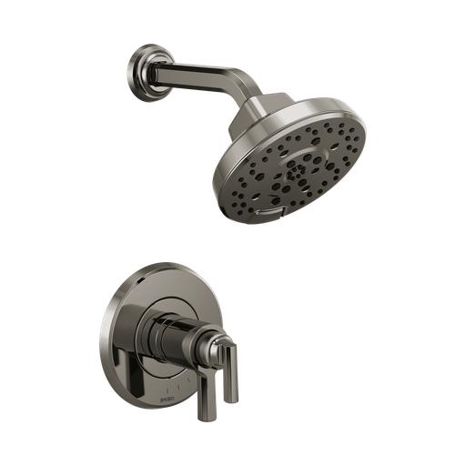 [BRI-T60298-BNX] Brizo T60298-BNX Levoir Tempassure Thermostatic Shower Only Trim Brilliance Black Onyx