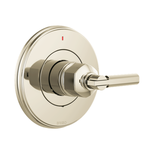 [BRI-T60P076-PNLHP] Brizo T60P076-PNLHP Invari Pressure Balance Valve Trim Less Handle Brilliance Polished Nickel