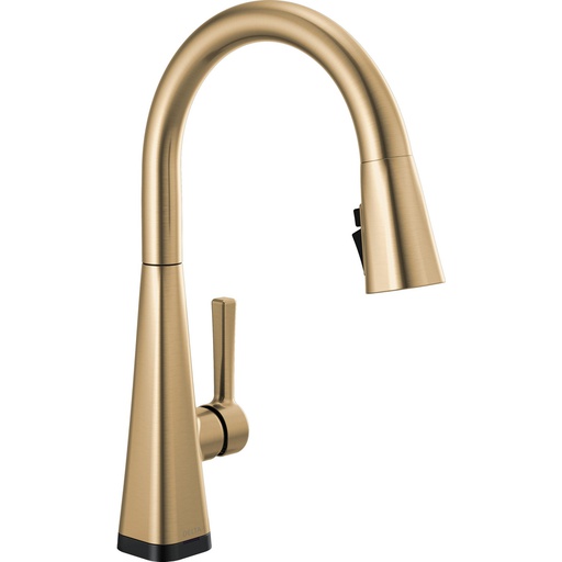 [DEL-19802TZ-CZ-DST] Delta 19802TZ-CZ-DST Single Handle Kitchen Faucet Champagne Bronze