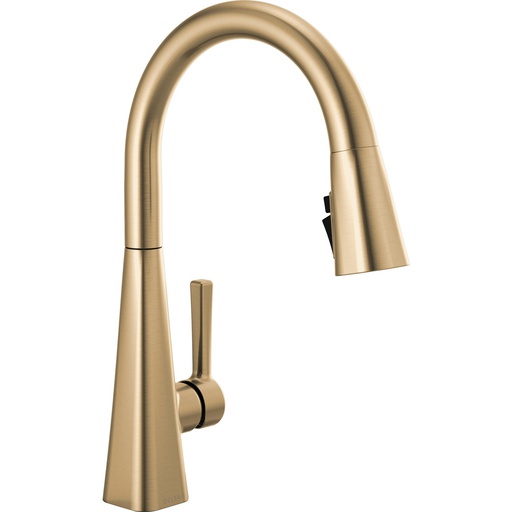 [DEL-19802Z-CZ-DST] Delta 19802Z-CZ-DST Lenta Single Handle Kitchen Faucet Champagne Bronze
