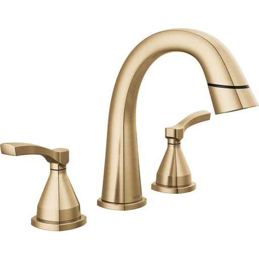 [DEL-35775-CZPD-PR-DST] Delta 35775-CZPD-PR-DST Stryke Two Handle Widespread Pull Down Bathroom Faucet Champagne Bronze