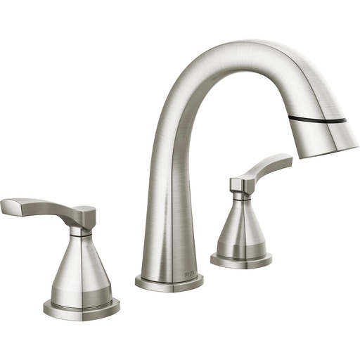[DEL-35775-SSPD-PR-DST] Delta 35775-SSPD-PR-DST Stryke Two Handle Widespread Pull Down Bathroom Faucet Stainless