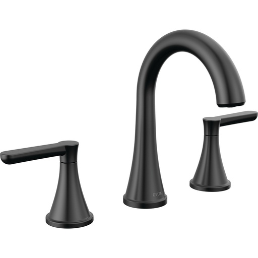 [DEL-35860LF-BL] Delta 35860LF-BL Greydon Widespread Bathroom Faucet Matte Black