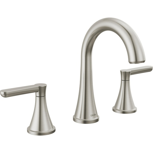 [DEL-35860LF-SP] Delta 35860LF-SP Greydon Two Handle Widespread Faucet Brushed Nickel