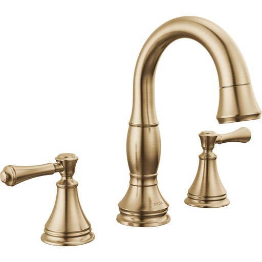 [DEL-3597-CZPD-DST] Delta 3597-CZPD-DST Cassidy Two Handle Widespread Pull Down Bathroom Champagne Bronze