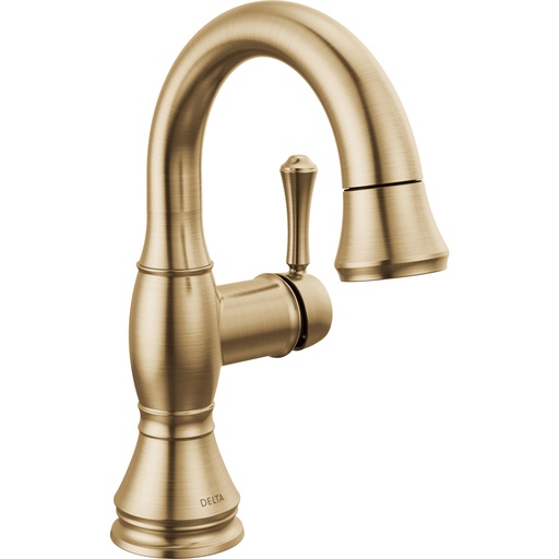 [DEL-597-CZPD-DST] Delta 597-CZPD-DST Cassidy Single Handle Pull Down Bathroom Faucet Champagne Bronze