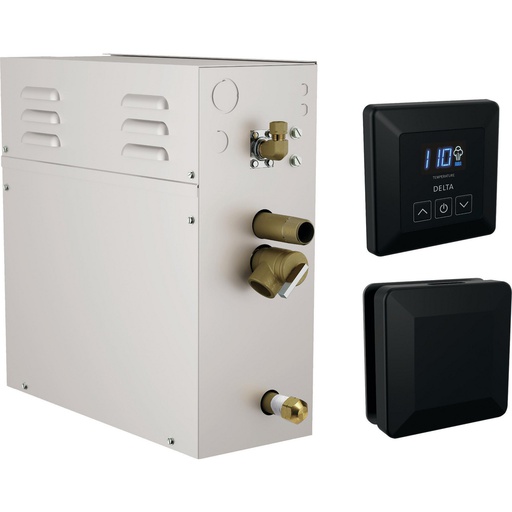 [DEL-5P-EST10-BL] Delta 5P-EST10-BL SimpleSteam Kit 10kW Matte Black