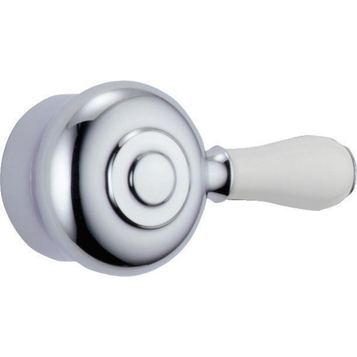 [DEL-H777] Delta H777 Leland Single Porcelain Lever Handle Kit Chrome