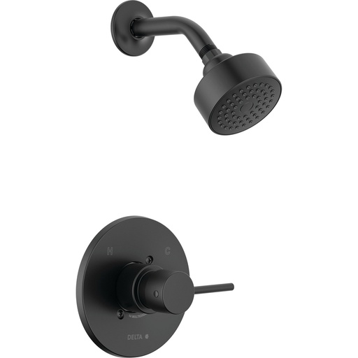 [DEL-T14259-BL-PP] Delta T14259-BL-PP Modern Monitor 14 Series Shower Trim Matte Black