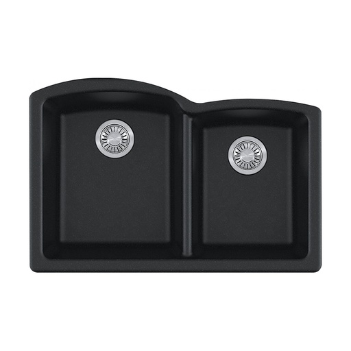 [FRA-ELG160ONY-CA] Franke ELG160ONY-CA Ellipse Granite Undermount Double Sink Onyx
