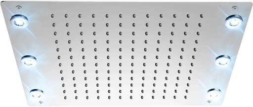 [TEN-CTS-1317L-MB] Tenzo CTS-1317L-MB Ceiling Shwr Head 33X43Cm [13X17In] Led (6X) Matte Black