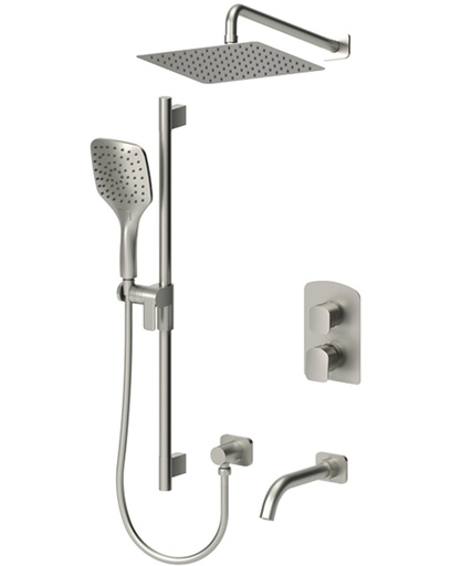 [TEN-DEPB33-501115-BN] Tenzo DEPB33-501115-BN Delano T-Box Kit 3 Functions Pres Bal Brushed Nickel Finish