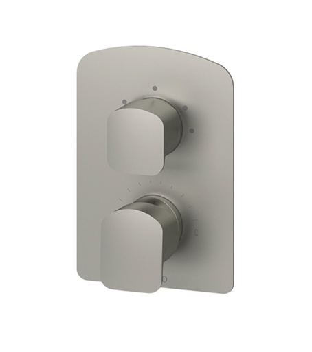 [TEN-DEPB33-BN] Tenzo DEPB33-BN Delano T-Box Valve 3 Functions Pres Bal Brushed Nickel Finish