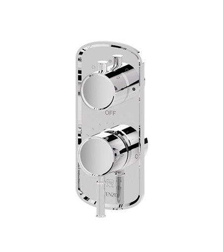 [TEN-ALYPB33-CR] Tenzo ALYPB33-CR Alyss T-Box Valve 3 Functions Pres Bal Chrome Finish