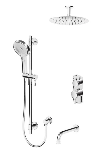 [TEN-ALYT33-511325-CR] Tenzo ALYT33-511325-CR Alyss T-Box Kit 3 Functions Thermo Chrome Finish