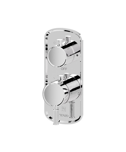 [TEN-ALYT33-CR] Tenzo ALYT33-CR Alyss T-Box Valve 3 Functions Thermo Chrome Finish