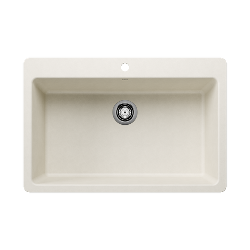 [BLA-403633] Blanco 403633 Liven 33 Super Single Silgranit Sink Soft White