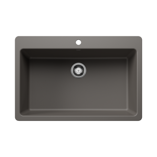 [BLA-403632] Blanco 403632 Liven 33 Super Single Silgranit Sink Volcano Gray