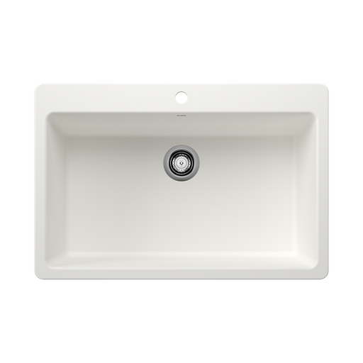 [BLA-403628] Blanco 403628 Liven 33 Super Single Silgranit Sink White