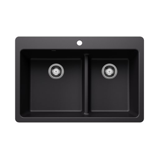 [BLA-403642] Blanco 403642 Liven 33 1.75 Low Divide Silgranit Sink Coal Black
