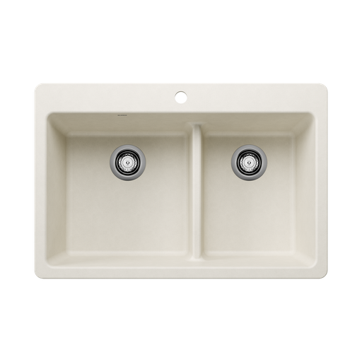 [BLA-403649] Blanco 403649 Liven 33 1.75 Low Divide Silgranit Sink Soft White