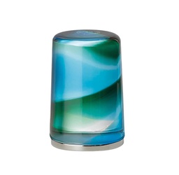 [FAN-2902V748CN] Fantini 2902V748CN Venezia By Venini Handle In Murano Glass Bicolor Aquamarine Green Chrome