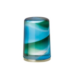 [FAN-2995V748CN] Fantini 2995V748CN Venezia By Venini Handle In Murano Glass Bicolor Aquamarine Green Polished Nickel PVD