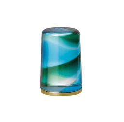 [FAN-2901V748CN] Fantini 2901V748CN Venezia By Venini Handle In Murano Glass Bicolor Aquamarine Green Gold Plus