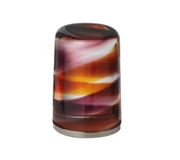 [FAN-2902V748CM] Fantini 2902V748CM Venezia By Venini Handle In Murano Glass Bicolor Amethyst Amber Chrome