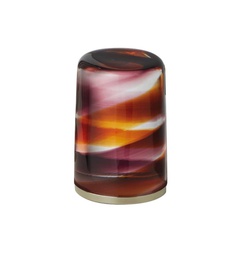 [FAN-2995V748CM] Fantini 2995V748CM Venezia By Venini Handle In Murano Glass Bicolor Amethyst Amber Polished Nickel PVD