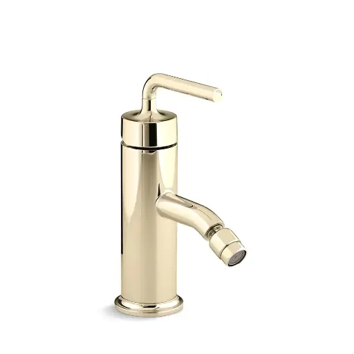 [KOH-14434-4A-AF] Kohler 14434-4A-AF Purist Horizontal Swivel Spray Aerator Bidet Faucet Vibrant French Gold