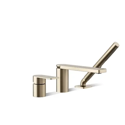 [KOH-23488-4-BV] Kohler 23488-4-BV Parallel Deck-Mount Bath Faucet With Handshower Vibrant Brushed Bronze