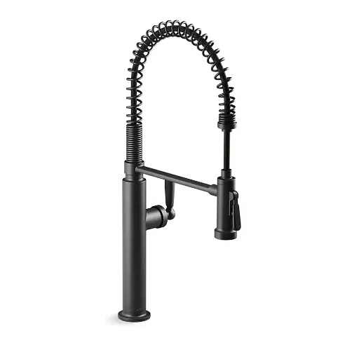 [KOH-28360-BL] Kohler 28360-BL Edalyn Semi Professional Kitchen Sink Faucet Matte Black