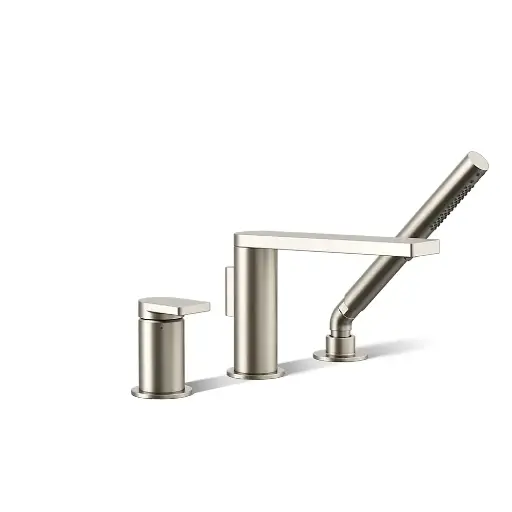 [KOH-73078-4-BN] Kohler 73078-4-BN Composed Deck Mount Faucet With Handshower Vibrant Brushed Nickel