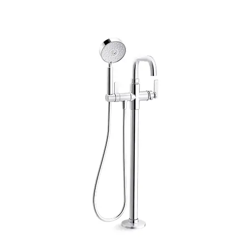 [KOH-T35924-4-CP] Kohler T35924-4-CP Castia Freestanding Bath Filler Polished Chrome