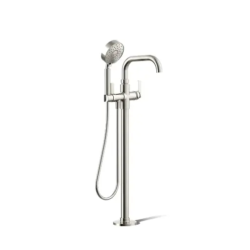 [KOH-T35924-4-SN] Kohler T35924-4-SN Castia Freestanding Bath Filler Vibrant Polished Nickel