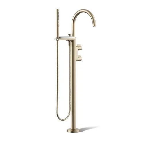 [KOH-T77984-4-BV] Kohler T77984-4-BV Components Freestanding Bath Faucet Lever Handles Vibrant Brushed Bronze