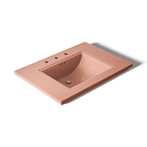 [KOH-2269-8-V10] Kohler 2269-8-V10 Memoirs 30" Pedestal Console Table Bathroom Sink 150th Peachblow