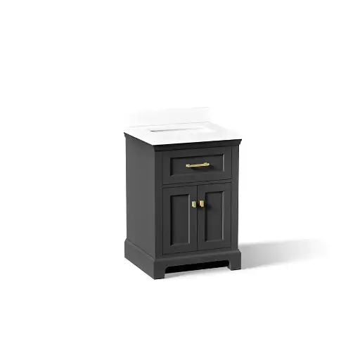 [KOH-29259-BD1-DWG] Kohler 29259-BD1-DWG Charlemont 24" Vanity With Sink And Quartz Top Ferrous Grey