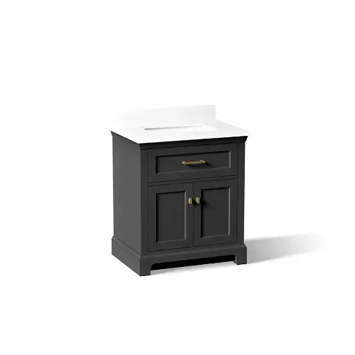 [KOH-29260-BD1-DWG] Kohler 29260-BD1-DWG Charlemont 30" Vanity With Sink And Quartz Top Ferrous Grey